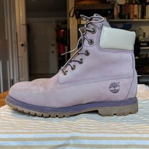 vintage lilac purple timberland boots